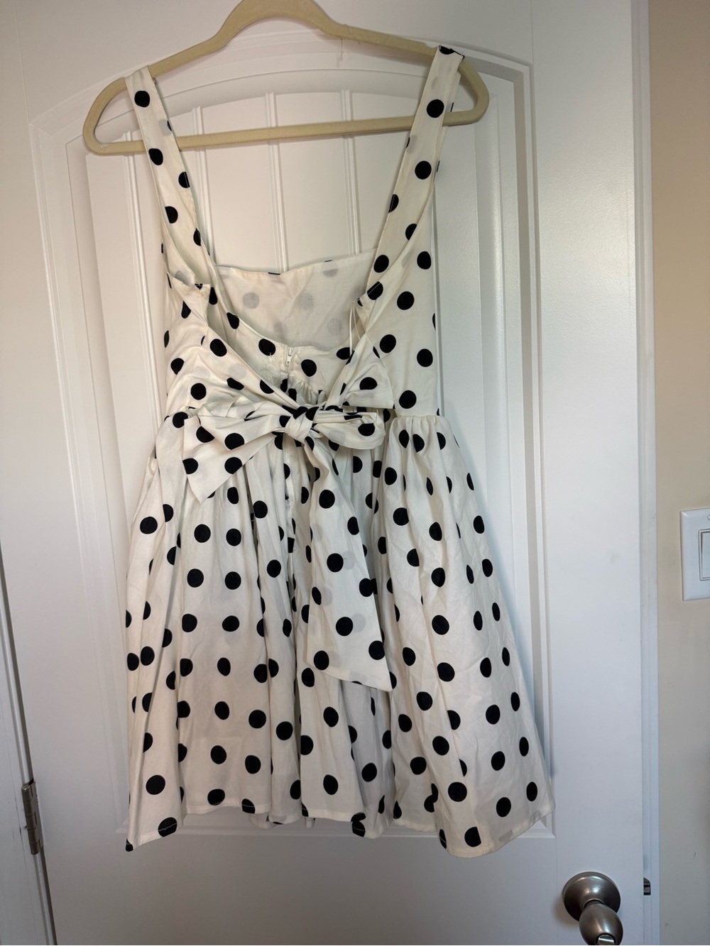 Altar'd State White Polka Dot Mini Dress - Picture 5 of 5